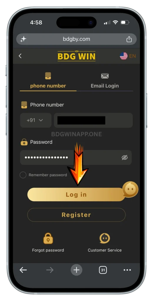 BDG WIN-LOGIN